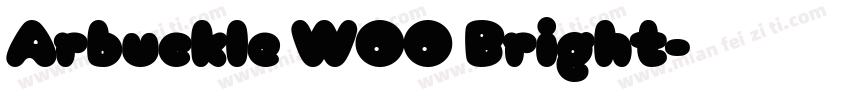 Arbuckle W00 Bright字体转换